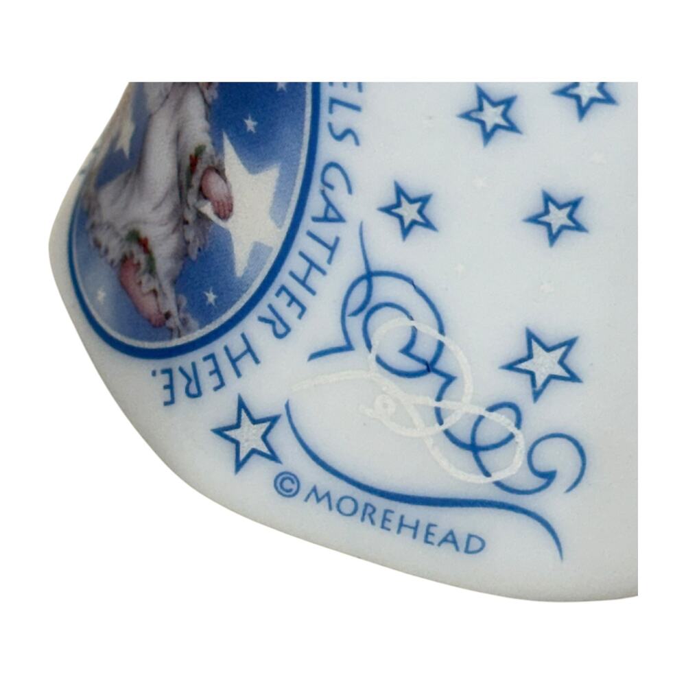 Precious Moments Style Morehead Angel Bell Little Angels Gather Porcelain - Picture 3 of 8